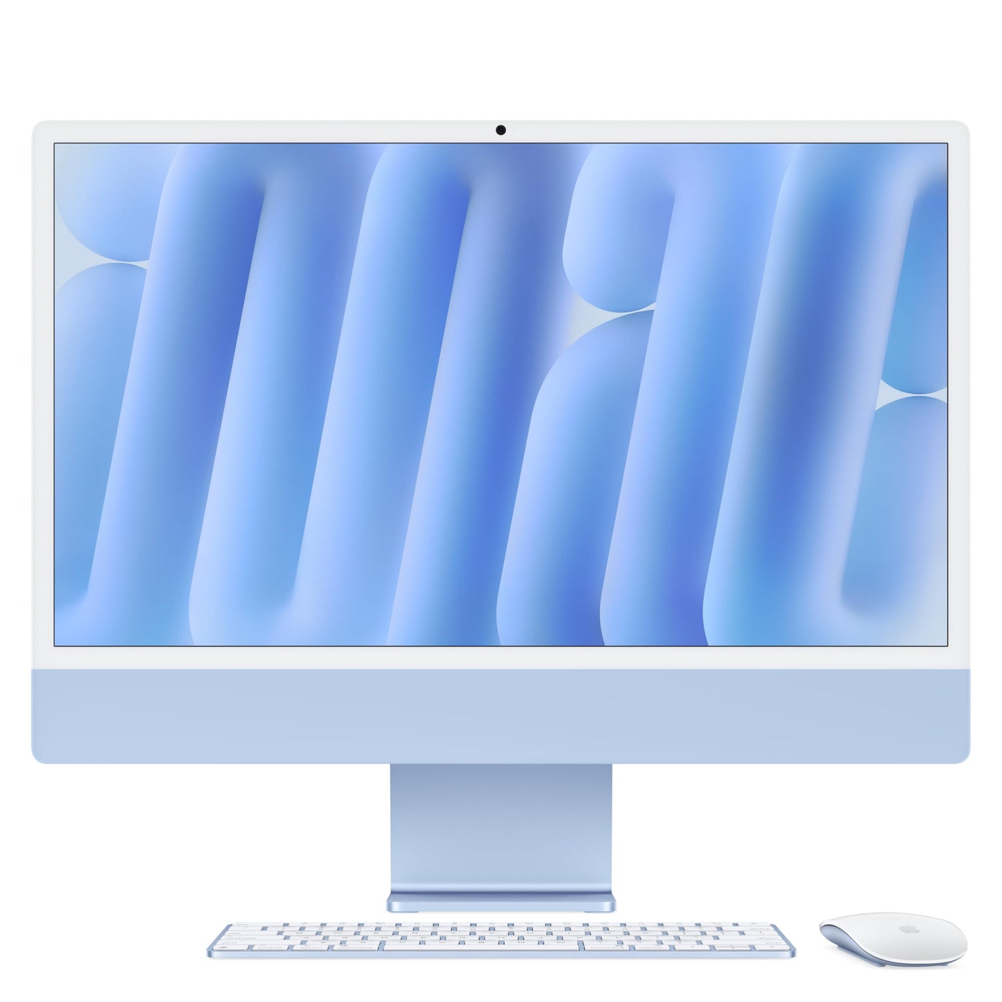 Apple 2024 iMac All-in-One Desktop Computer with M4 chip with 8-core CPU and 8-core GPU: Built for Apple Intelligence, 24-inch Retina Display, 16GB Unified Memory, 256GB SSD Storage; Silver